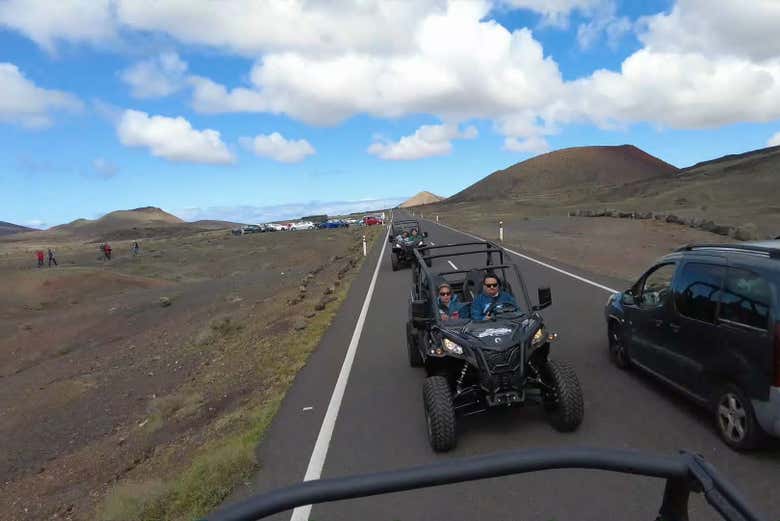 Crossing Los Volcanes Natural Park by buggy