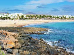 Rocks at Las Cucharas Beach