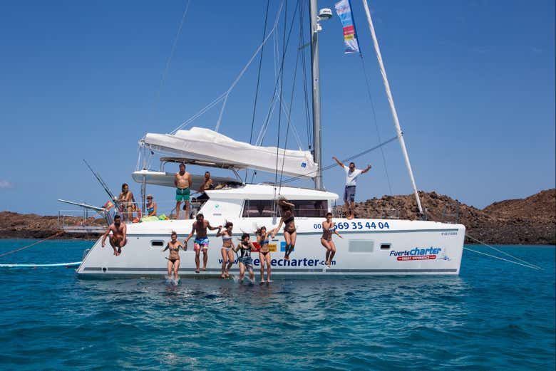 Take a catamaran to Lobos Island