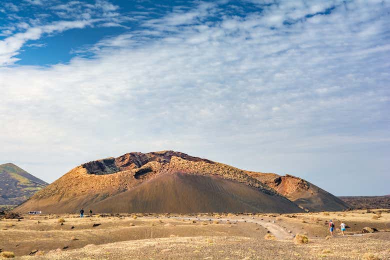 Admire the El Cuervo Volcano